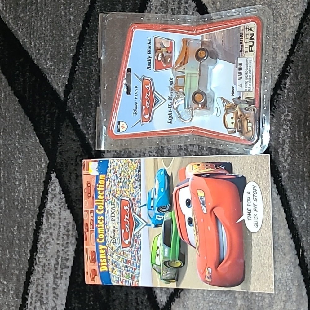 Disney Pixar Cars Mater Light-up Keychain 2006